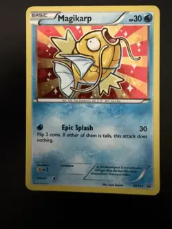 Pokemon TCG Shiny Magikarp Black Star Holo Promo Card XY143 - Image 1