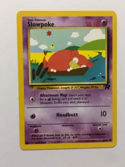 Pokemon Card Team Rocket Slowpoke 67/82 Near Mint - Image 1