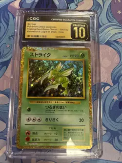 Scyther 006/032 CGC Pristine 10 2023 Japanese Pokemon TCG Classic - Image 1