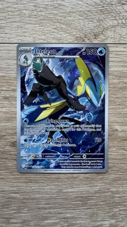 Pokemon Inteleon 142/132 - ME01: Mega Evolution Illustration Rare Holo Card NM - Image 1
