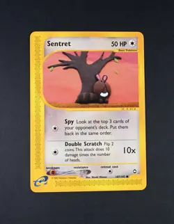 NM Sentret Reg. Non-Holo 107/147 Aquapolis Pokemon Card - Image 1
