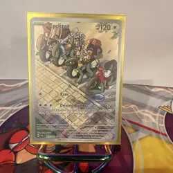Pokemon TCG Cyclizar 215/182 SV04 Paradox Rift Holo Illustration Rare Card - Image 1
