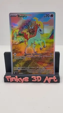 Ponyta Pokemon card gem vol 4 ENG ( fan art) crd1696 - Image 1