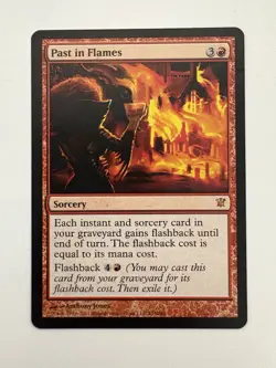 Past in Flames MTG Magic the Gathering Card NM Near Mint ISD - Image 1