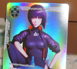 Kusanagi Motoko Ghost in the Shell SAC_2045 Promo Foil Card Force of Will TCG - Image 3