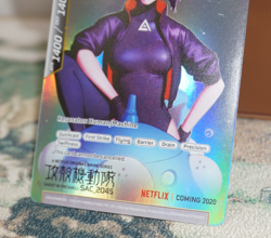 Kusanagi Motoko Ghost in the Shell SAC_2045 Promo Foil Card Force of Will TCG - Image 4