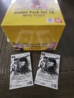 ONE PIECE CARD GAME DISPLAY OP-15 8x DOUBLE PACK SET 10 ENGLISH DP-10 & Bonus - Image 4