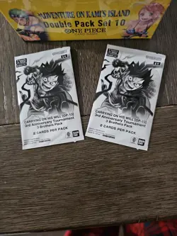 ONE PIECE CARD GAME DISPLAY OP-15 8x DOUBLE PACK SET 10 ENGLISH DP-10 & Bonus - Image 5