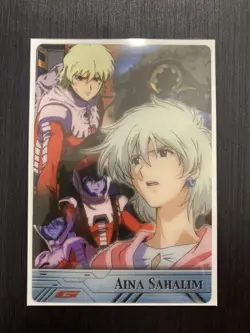 Aina Sakhalin Gundam wafer card Morinaga NM~LP - Image 1