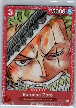 Roronoa Zoro (Premium Card FILM RED Edition-) ST01-013 Promo - One Piece - NM - Image 1