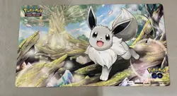 Pokemon Go TCG Radiant Eevee Playmat Game Pad Premium Card Collection - Image 1