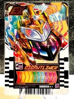 Gigantliner Kamen Rider Gotchard Ride Chemy card Phase EX02 RTX-205 EX Japanese - Image 1
