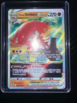 Pokemon TCG Hisuian Decidueye VSTAR Astral Radiance Ultra Rare Card 084/189 NM - Image 2