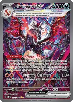 Charizard ex (#234/091) - Holofoil SV - Paldean Fates LP Pokemon - Image 1