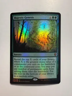 Majestic Genesis 240 MTG Commander Legends: Battle for Baldur's Gate Foil - Image 1
