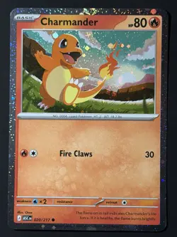 SWIRL 🌀💫 Charmander 020/217 Cosmos Holo Ascended ASC Pokemon Card NM - Image 2