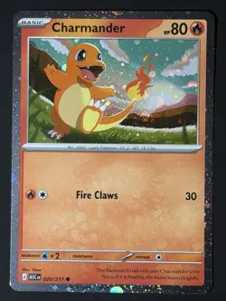 SWIRL 🌀💫 Charmander 020/217 Cosmos Holo Ascended ASC Pokemon Card NM - Image 5