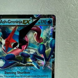 Pokemon Card Ash Greninja EX Black Star Promo Card XY133 - Image 3