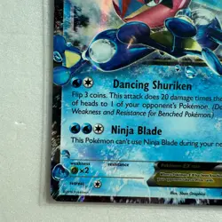 Pokemon Card Ash Greninja EX Black Star Promo Card XY133 - Image 4