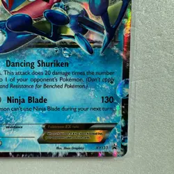 Pokemon Card Ash Greninja EX Black Star Promo Card XY133 - Image 5