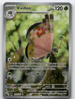 VIVILLON 193/191 ILLUSTRATION RARE SURGING SPARKS POKEMON NEAR MINT - Image 2