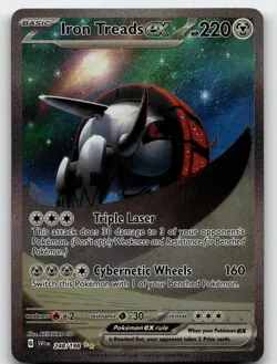 IRON TREADS EX 248/198 SPECIAL ILLUSTRATION RARE SCARLET & VIOLET POKEMON NM/M - Image 2