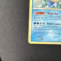 Pokemon TCG Blastoise 13/95 HGSS Unleashed Cracked Ice Holo LP - Image 2