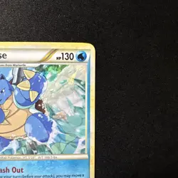 Pokemon TCG Blastoise 13/95 HGSS Unleashed Cracked Ice Holo LP - Image 4