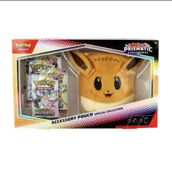 Prismatic Evolutions Pokemon Scarlet & Violet Accessory Pouch SpecialCollection - Image 1