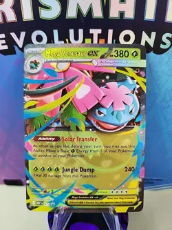 Mega Venusaur ex 013 Me: Mega Evolution *Black Star Promo* Holo Pokemon TCG NM - Image 1
