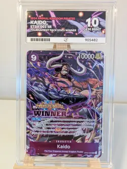 ACE 10 Kaido ST04-003 WINNER Stamped Pack Vol 5 Promo One Piece TCG Perfect Subs - Image 1