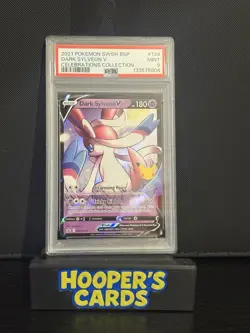 2021 Pokemon Dark Sylveon V SWSH134 PSA 9 MINT – Celebrations Promo Card - Image 1