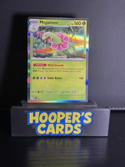 Pokemon Meganium Mep001 Black Star Promo Card Prerelease Promo Mega Evolutions - Image 1