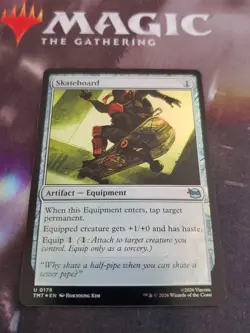 Mtg. Skateboard. Foil. Teenage Mutant Ninja Turtles. Pack Fresh - Image 1