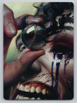 Jet Medallion Gold Stamped Auto - MTG - Modern Horizons 3 - Image 1