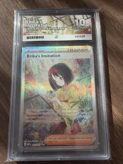 Pokemon TCG Erika's Invitation Scarlet & Violet-151 203/165 Holo Ace Gem Mint 10 - Image 1