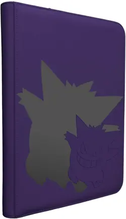 Pokemon Genga 9 Pocket Zippered PRO Binder Trading Card Accessory Purple - Image 1