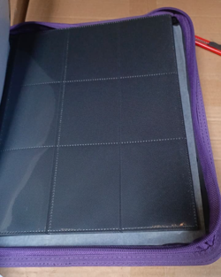 Pokemon Genga 9 Pocket Zippered PRO Binder Trading Card Accessory Purple - Image 2