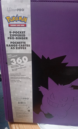 Pokemon Genga 9 Pocket Zippered PRO Binder Trading Card Accessory Purple - Image 3