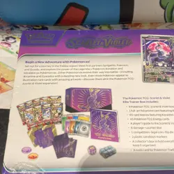 Pokemon TCG Scarlet and Violet Elite Trainer Box ETB Miraidon Sealed - Image 5