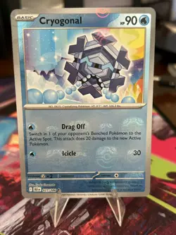 Pokemon TCG Cryogonal (Master Ball Pattern) 027/086 SV: Black Bolt Near Mint - Image 1