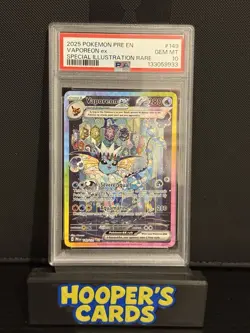 Pokemon - VAPOREON EX - 149/131 - Prismatic Evolutions - PSA 10 - Gem Mint - Image 2