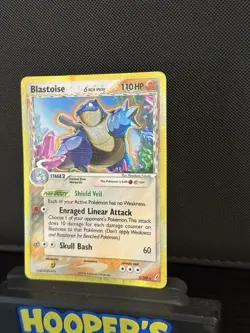 Pokemon TCG Blastoise 2/100 EX Crystal Guardians Holo Rare, MP condition - Image 2
