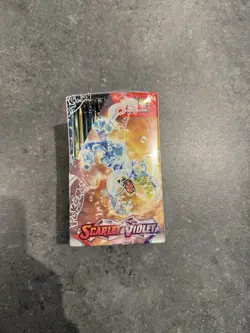 Pokemon Scarlet and Violet Base Set Half Booster box, 18x sealed booster packs - Image 2