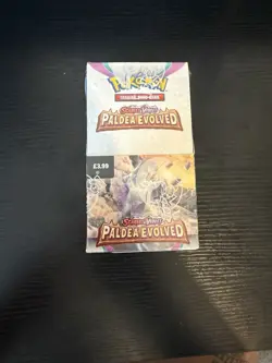 Paldea Evolved S&V Half Booster Box 18 Packs (Sealed) Pokemon TCG - Image 1