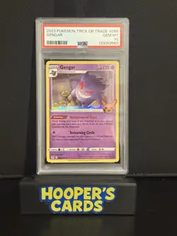 2023 POKEMON TRICK OR TRADE 066/196 GENGAR PSA 10 🎃 - Image 1