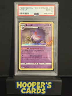2023 POKEMON TRICK OR TRADE 066/196 GENGAR PSA 10 🎃 - Image 2