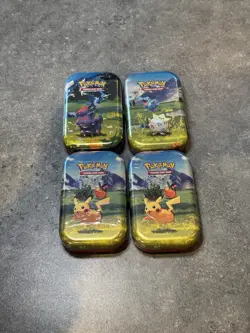 Pokemon TCG: Mega Evolution Ascended Heroes Mini Tin x4 - Image 1