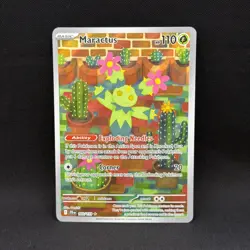 Maractus 160/159 Pokemon Scarlet & Violet Journey Together Illustration Rare NM - Image 1