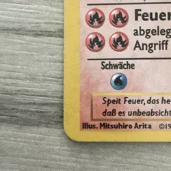 Pokemon Charizard Holo German 1st Edition Glurak 4/102 Rare Base Set 1999 Mint - Image 5